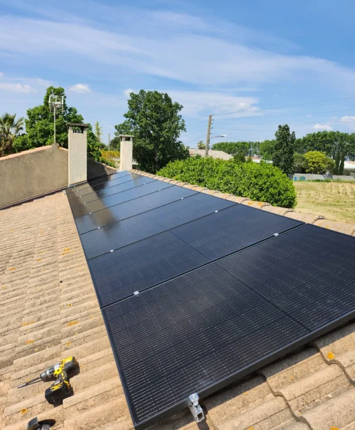 panneaux solaire à Canet d'Aude près de Narbonne dans l'Aude 11